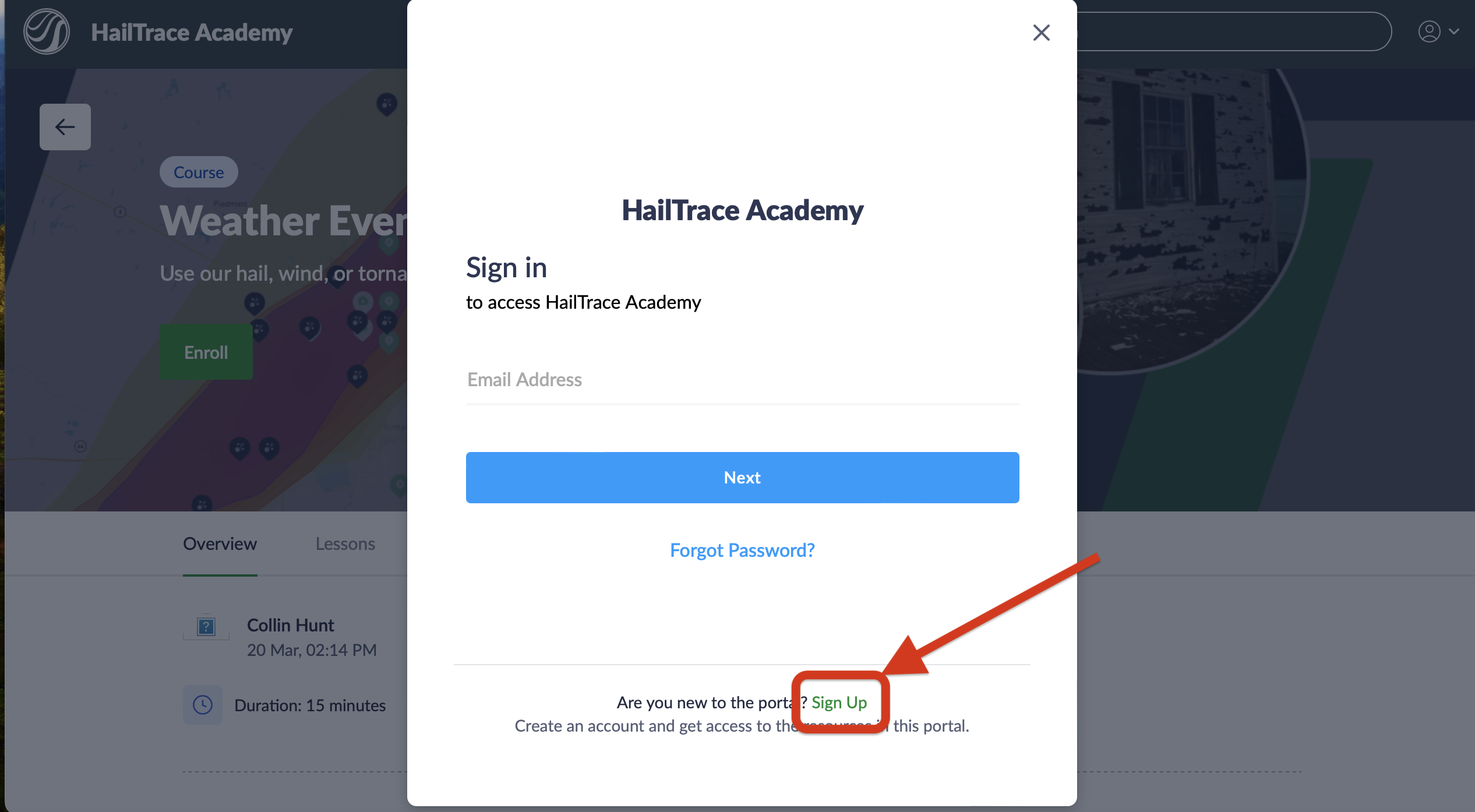How To Register For HailTrace Academy - HailTrace Academy